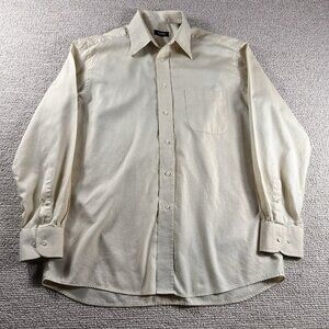 Hugo Boss Button Down Shirt Yellow Men’s Size 16.5 / Large